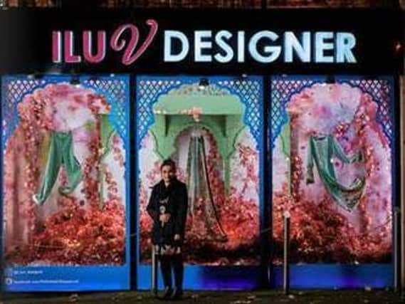 Inspiration was taken from Pakistan’s Shalimar Garden to bring the window to life at I Luv Designer in West Yorkshire