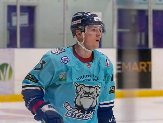 BACK FOR MORE: Sheffield Steeldogs' Craig Elliott. Picture courttesy of Peter Best.