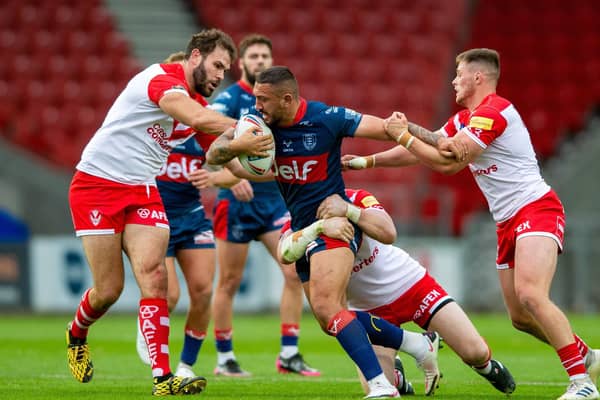 Lesson learned: Hull KR’s Elliot Minchella has fought his way back to the top flight after a chequered start at Leeds. Picture:Bruce Rollinson
