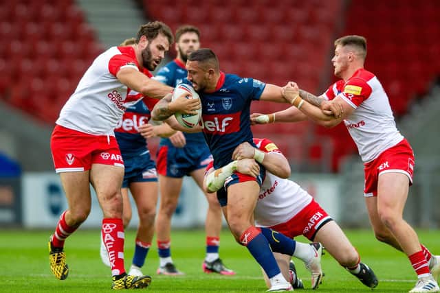 Lesson learned: Hull KR’s Elliot Minchella has fought his way back to the top flight after a chequered start at Leeds. Picture:Bruce Rollinson