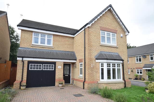 Hawthorn Grange, Pontefract, £290,000, for sale via www.rickardkendall.co.uk
This four-bedroom detached house is on a sought-after development on the outskirts of Pontefract.
