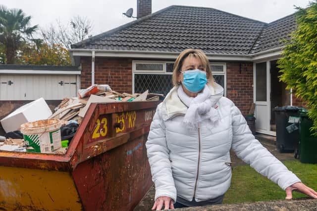 Resident Kath Smith of Grove Road, Fishlake, whose home was damaged by floodwater back in 2019. Image: James Hardisty