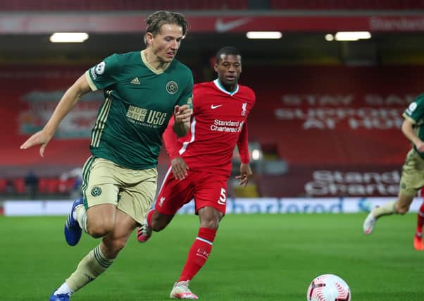 AGAINST THE BEST: Sheffield United's Sander Berge is relishing the chance to take on Manchester City at Bramall Lane. Picture: Simon Bellis/Sportimage
