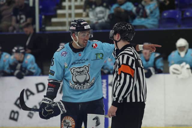 RECRUITING: Sheffield Steeldogs' player-coach. Ben Morgan. 

Picture courtesy of Cerys Molloy