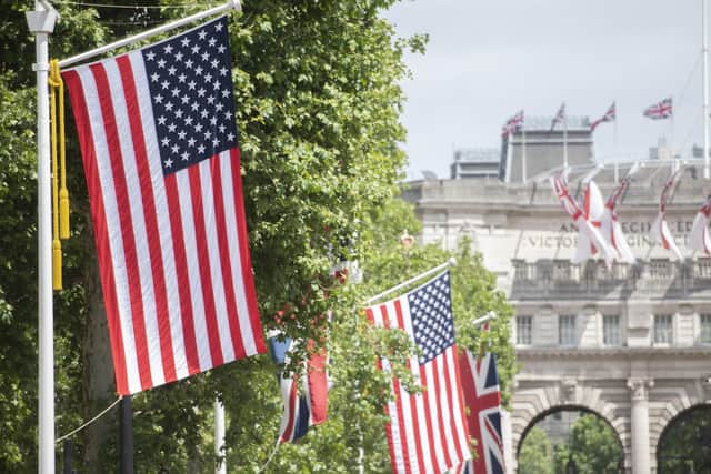 American flags lining The Mall, but what will the outcome of this week's US election mean for the #special relationship' between Britain and America?