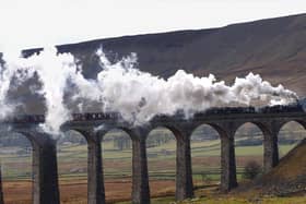 File pic: TheChristmas Dalesman crossing the famous Ribbleshead viaduct Credit: PA/John Giles