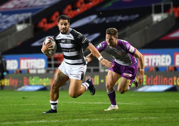 LET it be: Expanding the play-offs would benefit Gareth Ellis’s Hull FC side, but he thinks it should remain just for the top four. 
Picture : Jonathan Gawthorpe