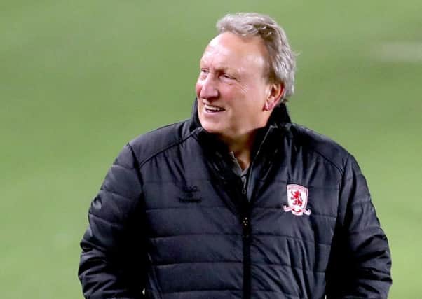 Middlesbrough manager Neil Warnock has made The Riverside a more joyous place to be - by design. Picture: Richard Sellers/PA Wire.