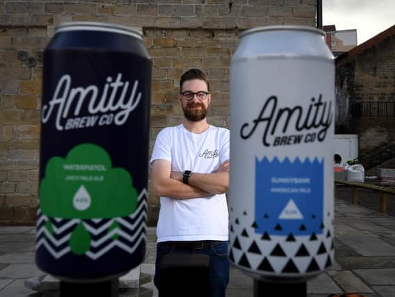 Brewer Russ Clarke from Amity Brew, Sunny Bank Mills, Farsley. Picture by Simon Hulme