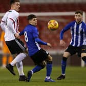 Connor Kirby, in action for Sheffield Wednesday in a Professional Development League North match against Sheffield United last year. Picture: James Wilson/Sportimage