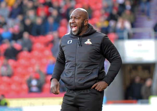 Doncaster Rovers' manager Darren Moore. Picture: Marie Caley.