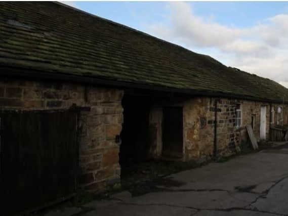 The building - a former pig sty - at the farm which could be turned into housing