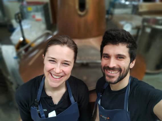 Abbie Neilson  and Chris Jaume of Cooper King Distillery
