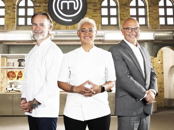 MasterChef: The Professionals judges Marcus Wareing, Monica Galetti and Gregg Wallace. Photo: PA Photo/BBC/Shine TV.
