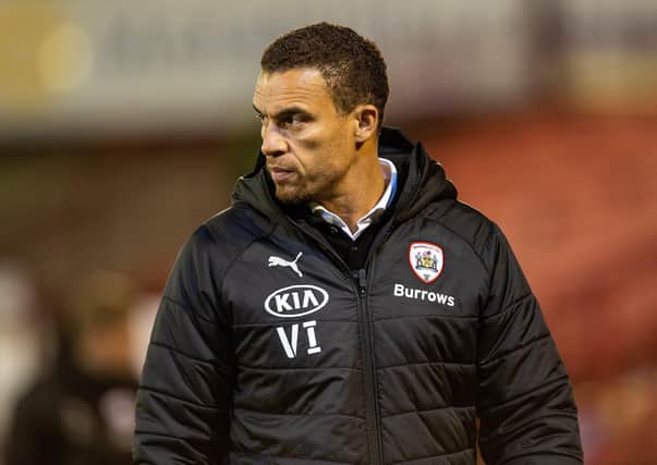 FRUSTRATED: Barnsley boss, Valerien Ismael.  Picture: Bruce Rollinson