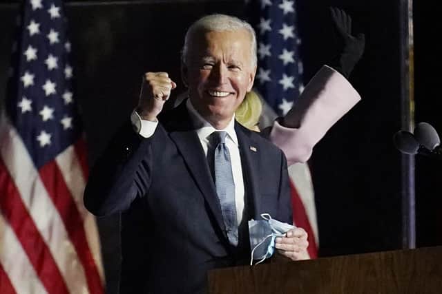 Joe Biden's election battle with President Donald Trump was last night heading to the courts.