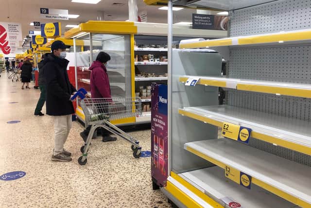 There's been panic buying ahead of the second lockdown coming into force.
