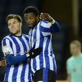 HAPPY DAYS: Sheffield Wednesday's Josh Windass and Dominic Iorfa celebrate Tuesday's win over Bournemouth. Picture: Steve Ellis.