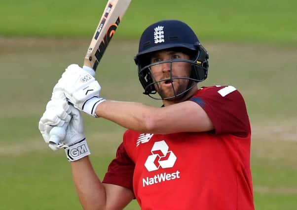 England batsman Dawid Malan is set for his first taste of Australia’s Big Bash League this winter after signing for Hobart Hurricances. Picture: Dan Mullan/PA Wire.