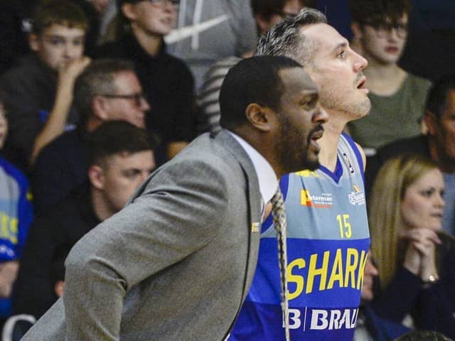 Sheffield
 Sharks coach Atiba Lyons and captain Mike Tuck return to action tonight (Picture: Dean Atkins)