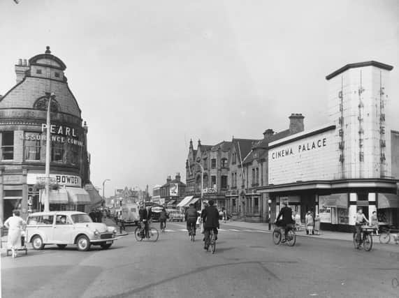 A busy Boothferry Road in Goole town centre in September 1958.