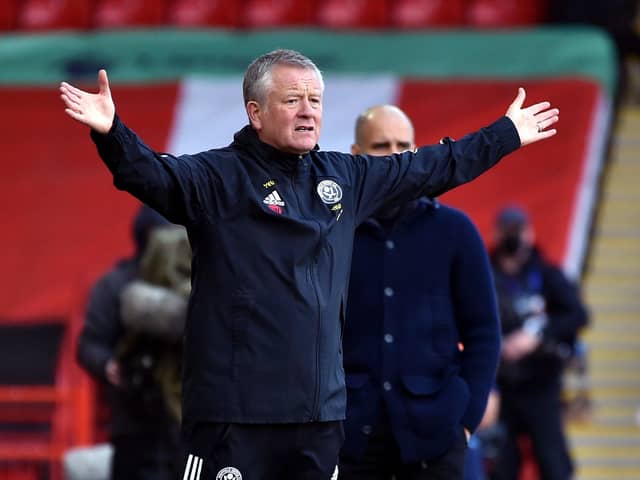 Sheffield United manager Chris Wilder. Picture: PA