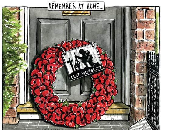 Graeme Bandeira's poignant illustration to mark this Remembrance Sunday.