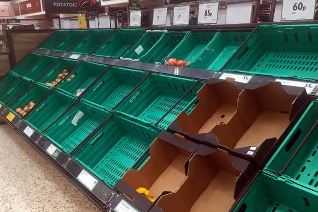 Panic buying has returned in some parts of the country following the imposition of a second lockdown.