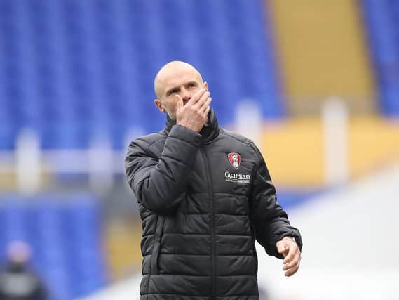 Rotherham United manager Paul Warne. Picture: Martin Rickett/PA.