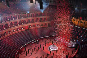 The Poppy Drop at The Royal British Legion's Festival of Remembrance at The Royal Albert Hall, which will be broadcast on BBC One on Saturday.