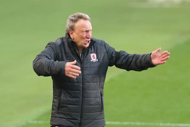 Middlesbrough manager Neil Warnock. Picture : Richard Sellers/PA.