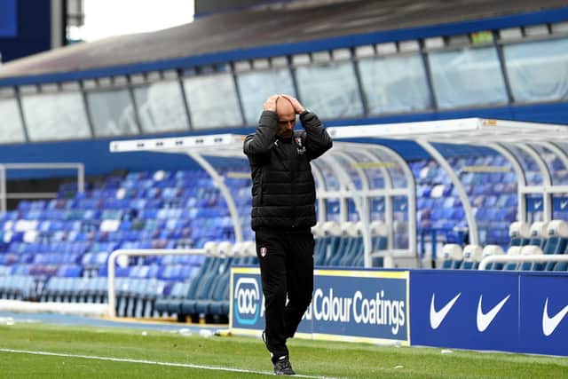 RESTING UP: Rotherham United manager Paul Warne. Picture: Jan Kruger/Getty Images