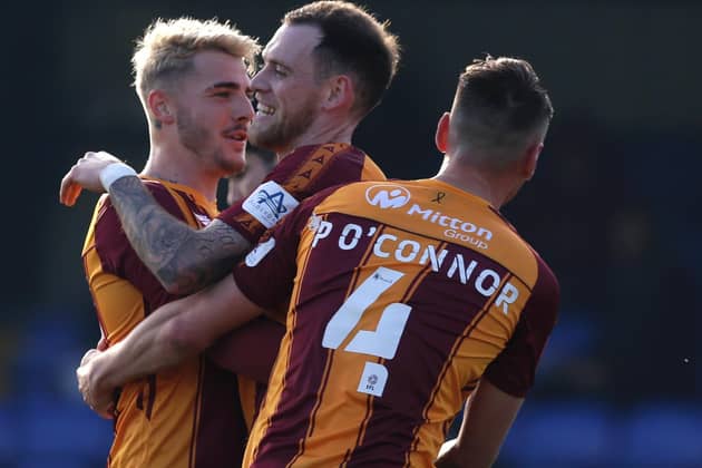 CUP PROGRESS: Bradford City won 7-0 at non-league Tonbridge Angels in the first round of the FA Cup. Picture: Henry Browne/Getty Images.