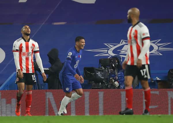 Thiago Silva of Chelsea celebrates after scoring. Pictures: David Klein/Sportimage