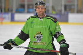 THE ENEMY WITHIN: Hull Pirates' player-coach Jason Hewitt will line up for Sheffield Steeldogs for the forthcoming Streaming Series. Picture: Dean Woolley.