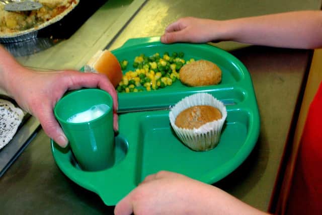A school meal (photo: PA).