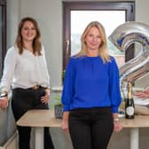Making a mark: Angela Brown, left, and Katy Turner. Meteoric was launched to help businesses stand out from the crowd.        Picture: Heidi Marfitt