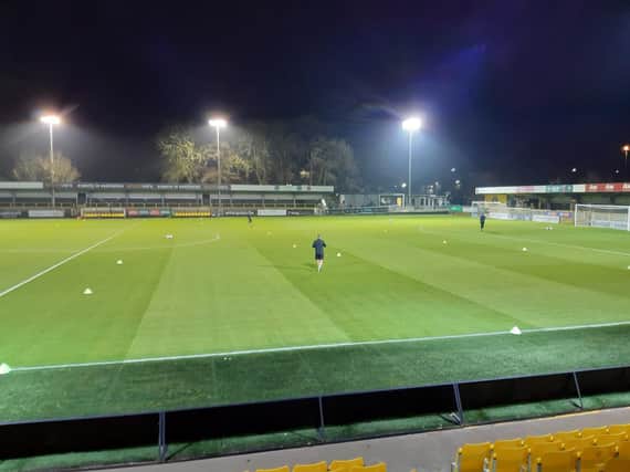 CNG Stadium, home of Harrogate Town.