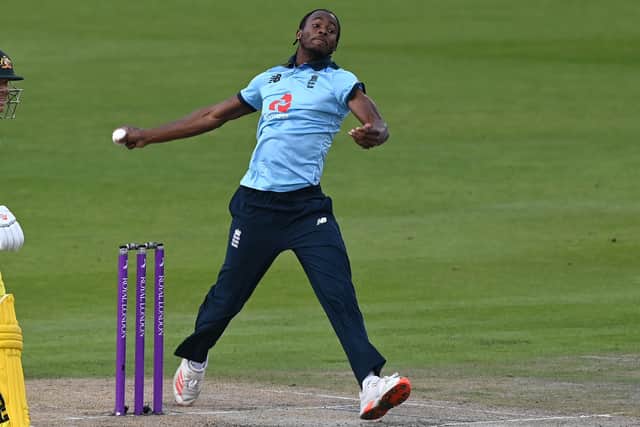 EFFECTIVE: Jofra Archer took 20 wickets at 18.25 for Rajasthan Royals in this year's IPL. Picture: Shaun Botterill/Getty Images)