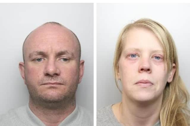 Martin Currie and Sarah O'Brien, jailed over the death of O'Brien's two-year-old son Keigan O'Brien at their home in Adwick-le-Street, Doncaster