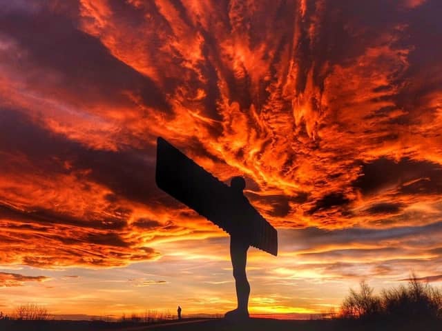 The Angel of the North has become the symbol of the Power Up The North campaign.