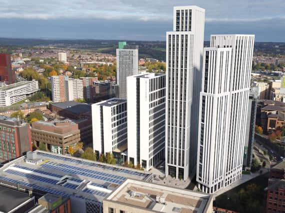 43-storey development in Merrion Way in Leeds city centre, will be a purpose-built student accommodation scheme featuring around 720 beds.