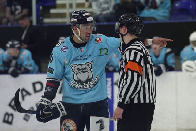 PREPARATIONS: Sheffield Steeldogs player-coach
, Ben Morgan 
Picture courtesy of Cerys Molloy.
