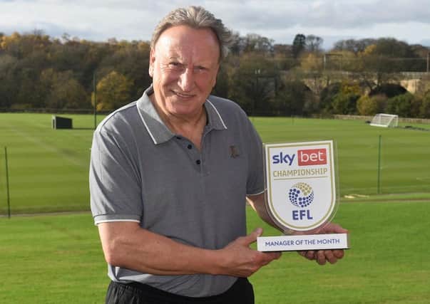 Neil Warnock: Manager of the month.