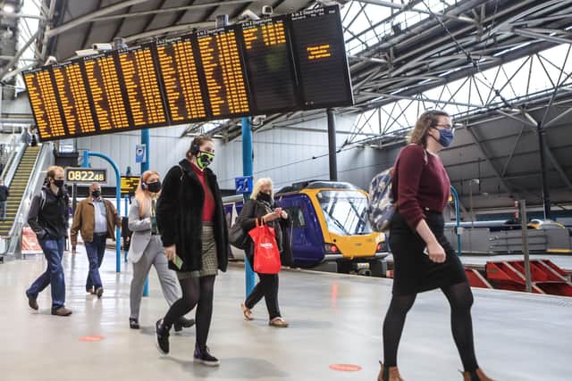 What can be done to imporve rail services between Leeds and Manchester?