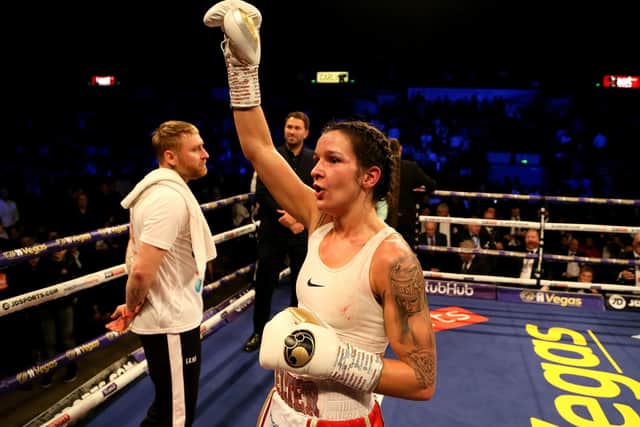 Terri Harper: Back in action. Picture: Richard Sellers/PA