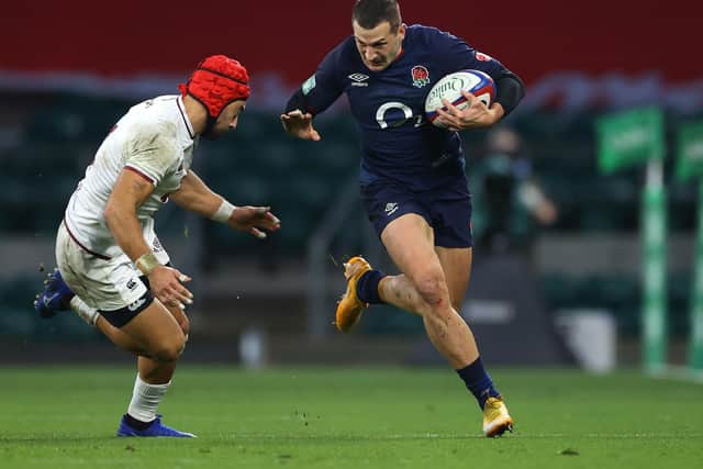 England's Jonny May in action against Georgia (Richard Heathcote/Getty Images)
