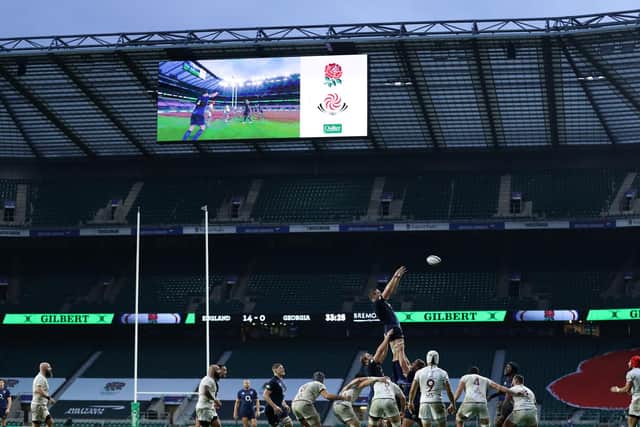 Action from England v Georgia (Getty Images)