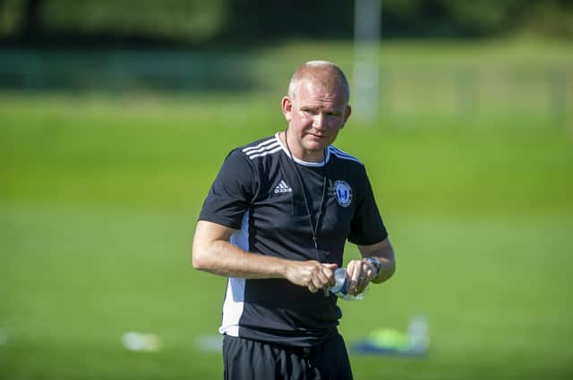 FC Halifax Town manager Pete Wild, pictured during a training session in early September. Picture: Tony Johnson