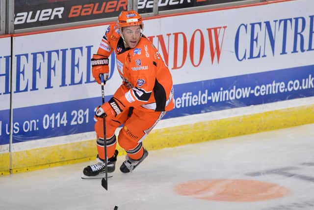 GB international and former Sheffield Steelers' defenceman Ben O'Connor is hoping his time with the Steeldogs will last for longer than the next three weekends. 

Picture: Dean Woolley